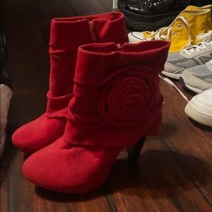 Red booties